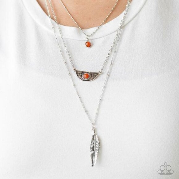 Sahara Sparrow - Orange Necklace - Picture 1 of 2